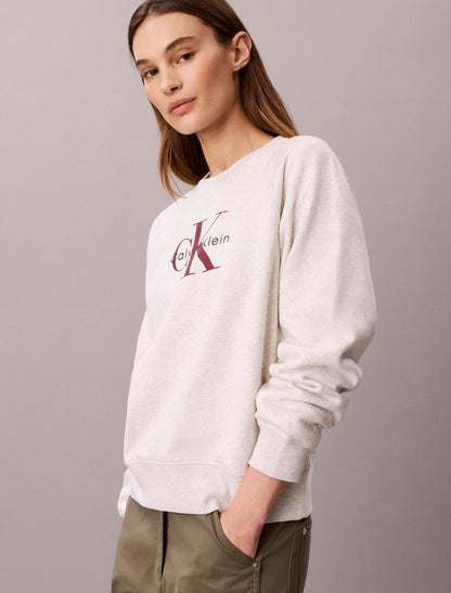 Calvin Klein Monologo Fleece Relaxed Sweatshirt