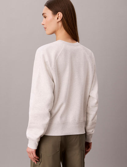 Calvin Klein Monologo Fleece Relaxed Sweatshirt