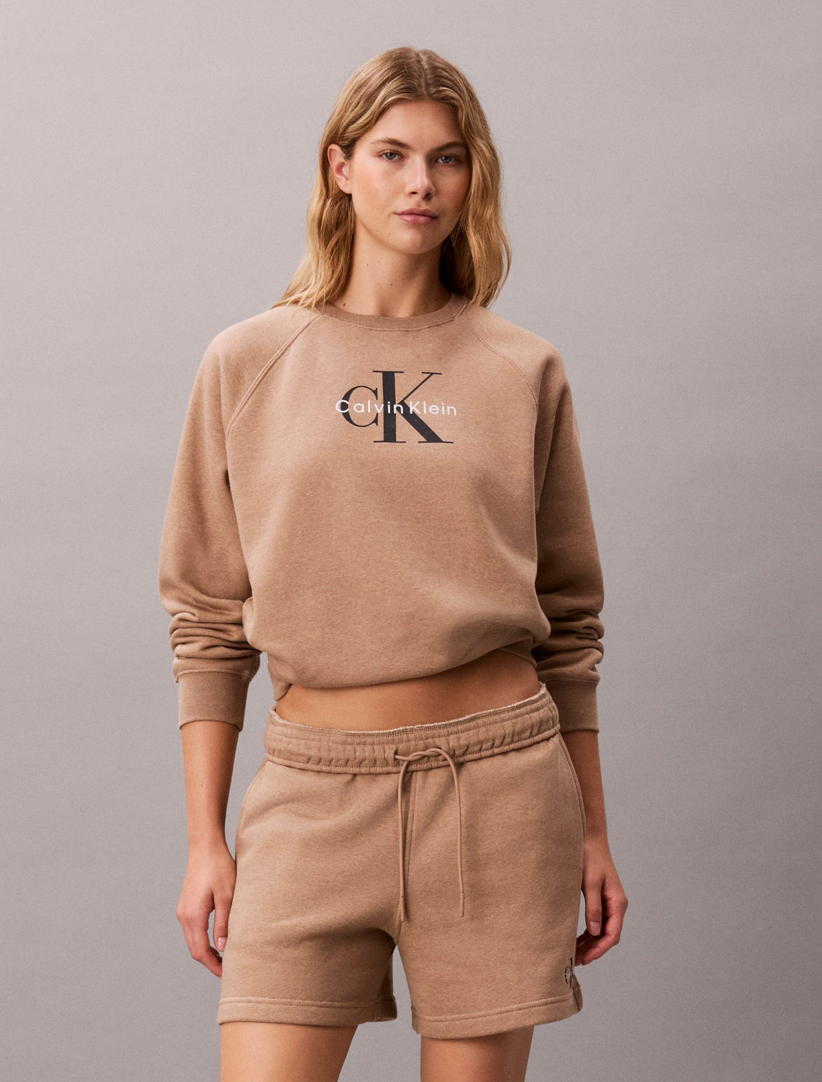 Calvin Klein Monologo Fleece Relaxed Sweatshirt