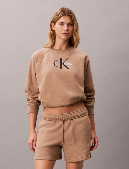 Calvin Klein Monologo Fleece Relaxed Sweatshirt