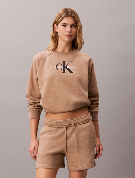 Calvin Klein Monologo Fleece Relaxed Sweatshirt
