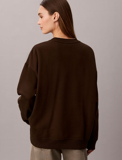 Calvin Klein Monogram Fleece Crewneck Sweatshirt