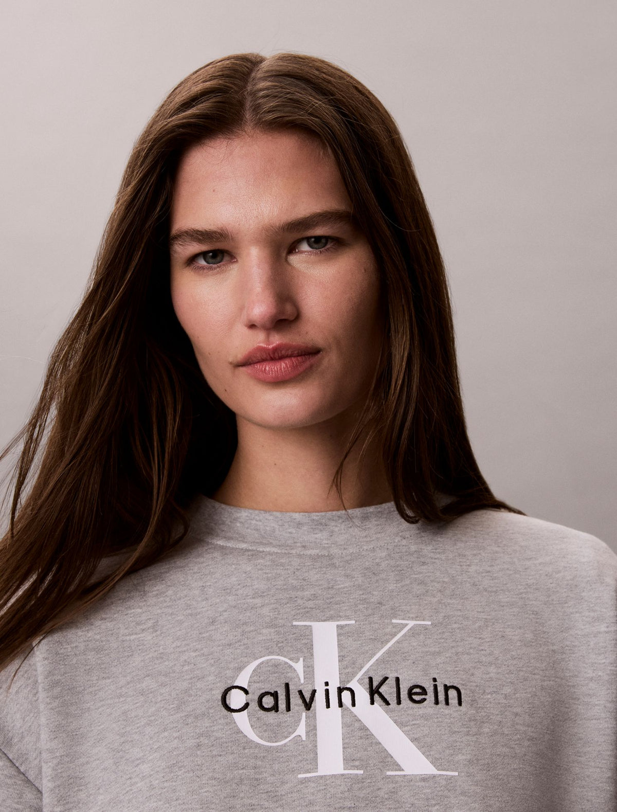 Calvin Klein Monologo French Terry Relaxed Sweatshirt