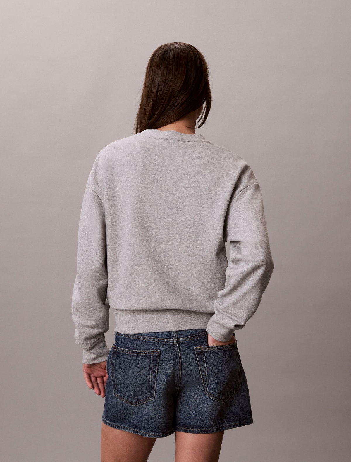 Calvin Klein Monologo French Terry Relaxed Sweatshirt