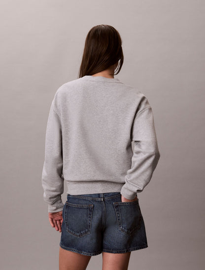 Calvin Klein Monologo French Terry Relaxed Sweatshirt