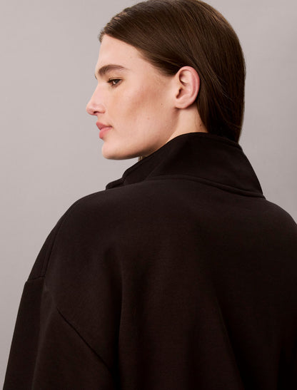 Calvin Klein Monogram Fleece 1/4 Zip Sweatshirt