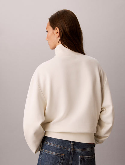 Calvin Klein Stitch Arch Logo Fleece Sweatshirt