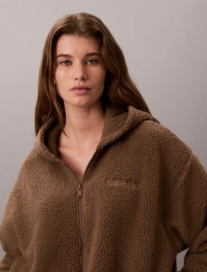 Calvin Klein Sherpa Zip Hoodie