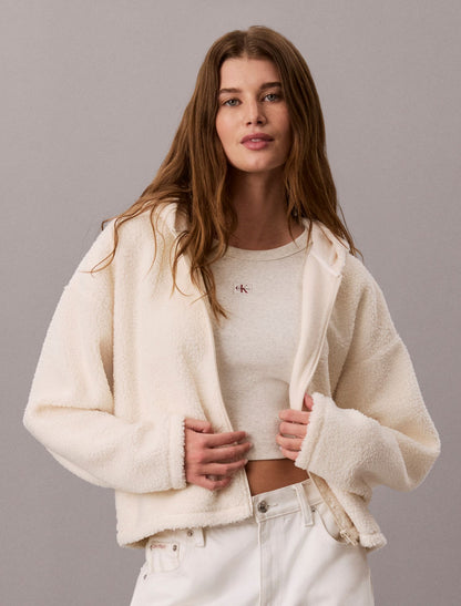 Calvin Klein Sherpa Zip Hoodie