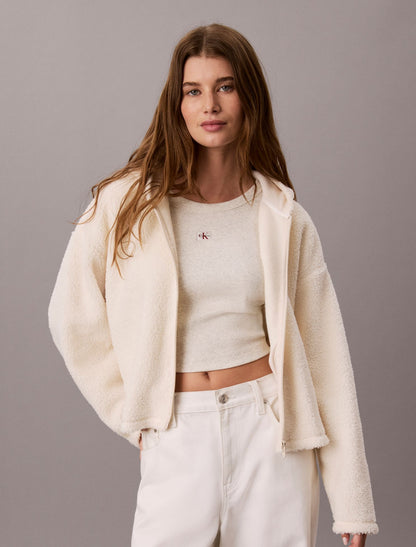 Calvin Klein Sherpa Zip Hoodie
