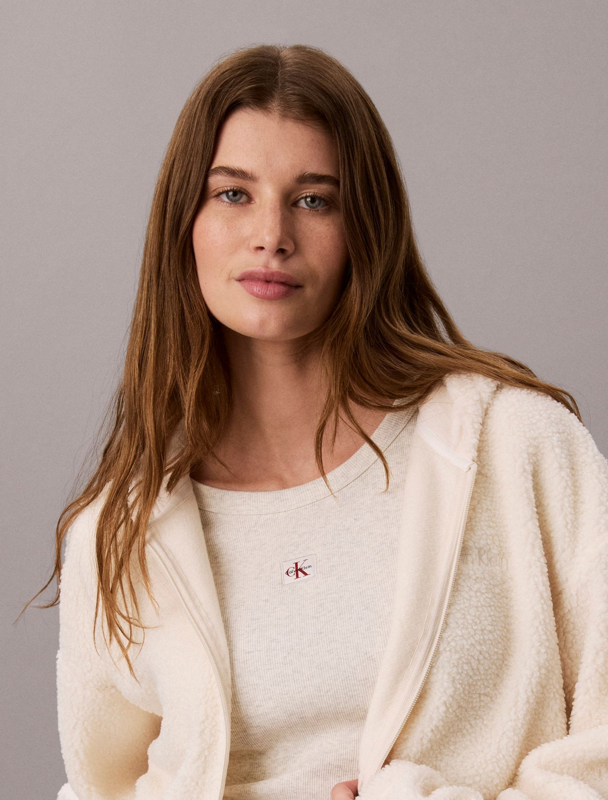 Calvin Klein Sherpa Zip Hoodie