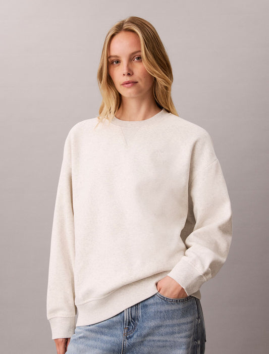 Calvin Klein Monogram Fleece Crewneck Sweatshirt