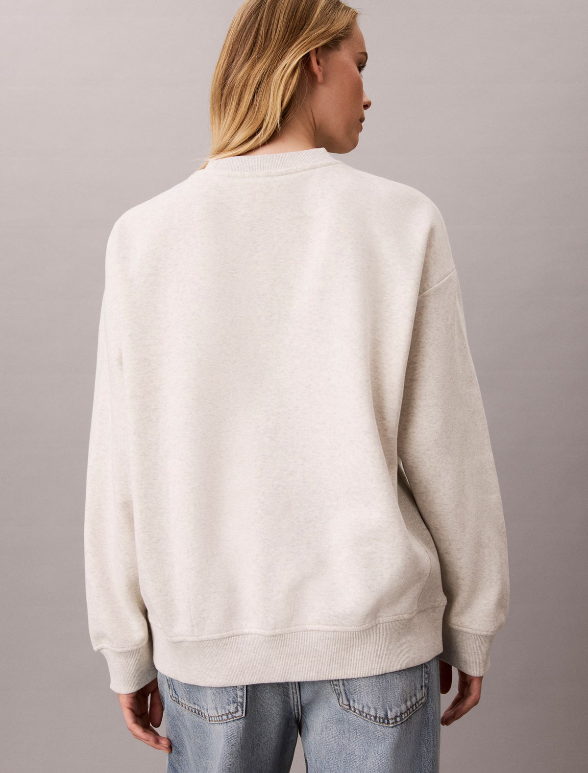 Calvin Klein Monogram Fleece Crewneck Sweatshirt