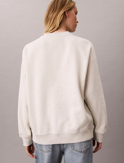 Calvin Klein Monogram Fleece Crewneck Sweatshirt