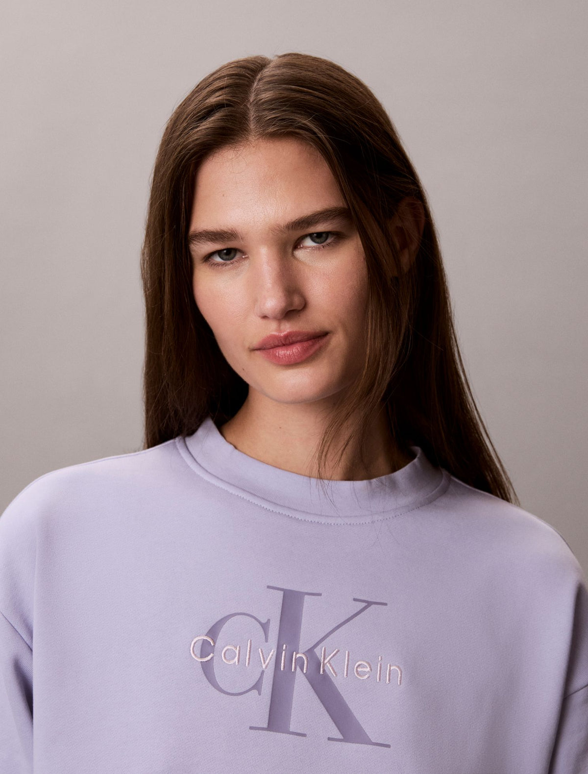 Calvin Klein Monologo French Terry Relaxed Sweatshirt