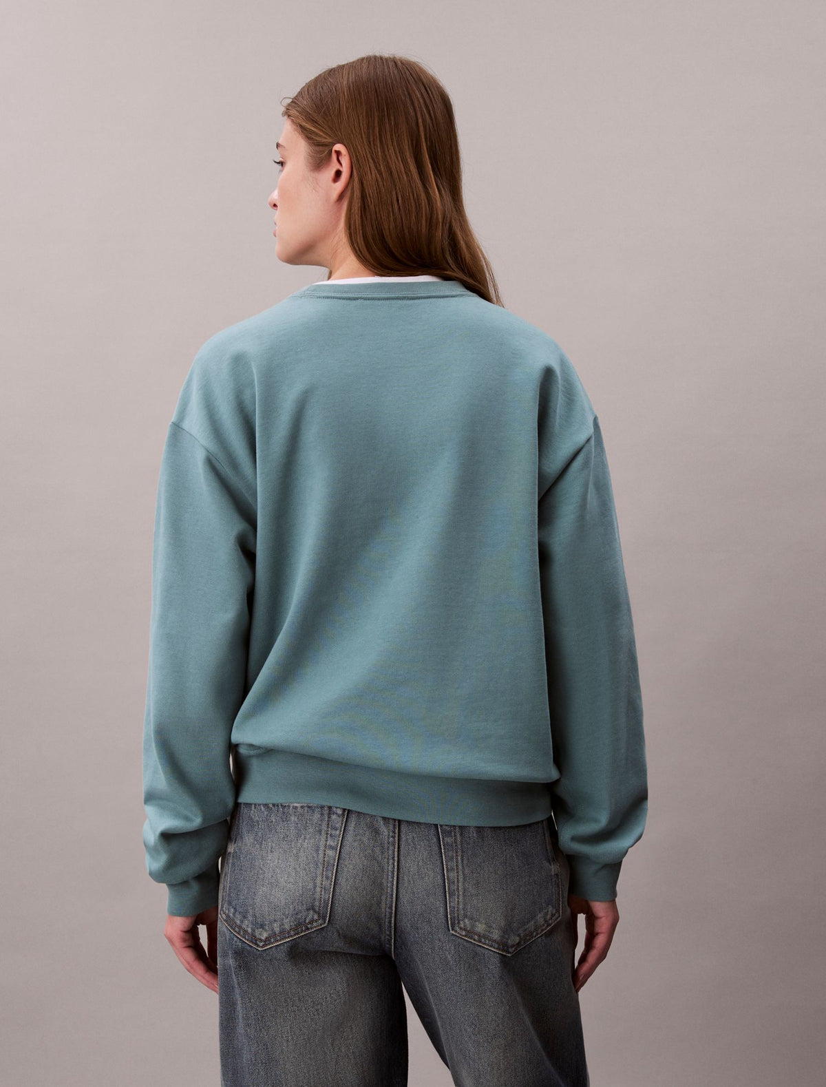 Calvin Klein Monologo French Terry Relaxed Sweatshirt