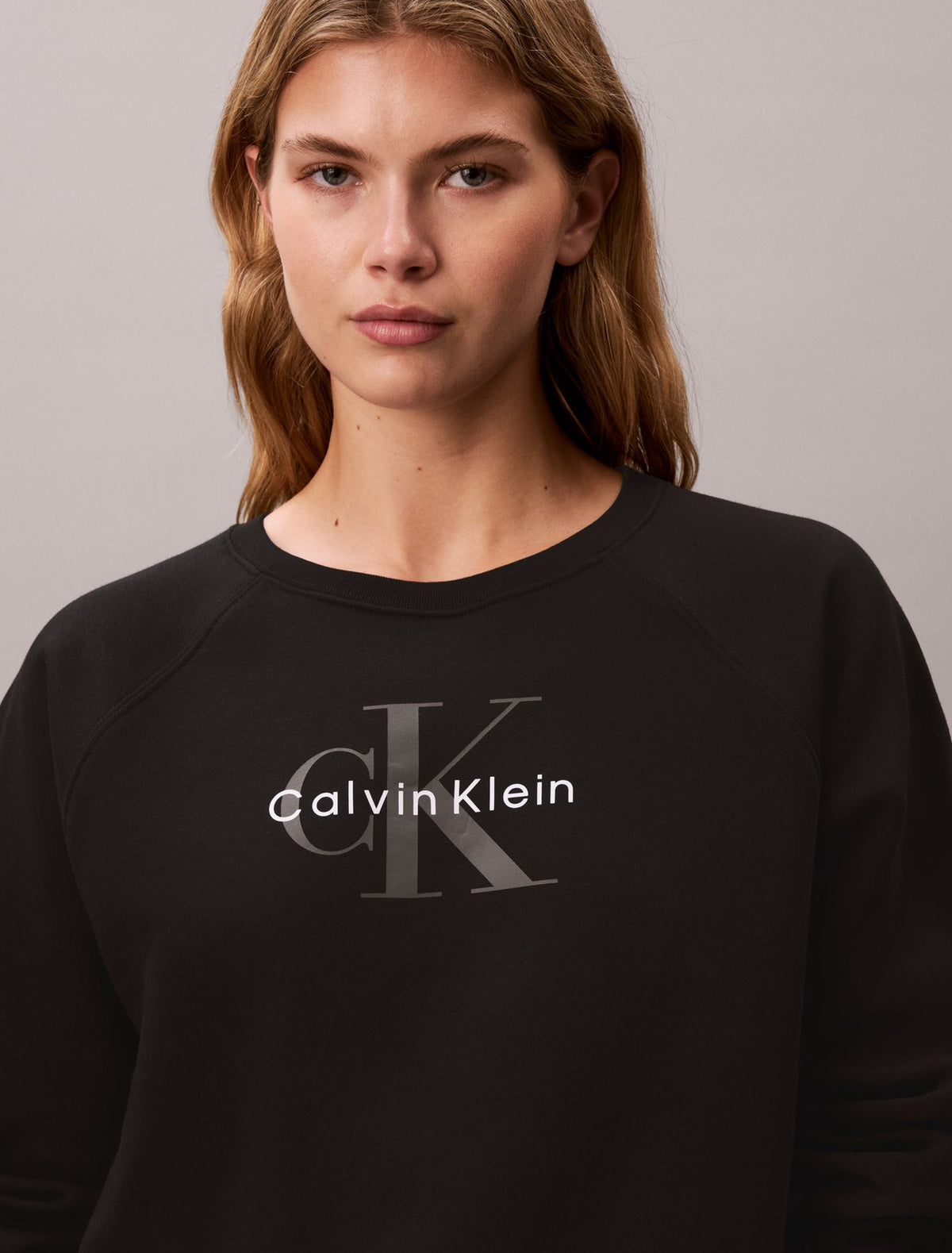 Calvin Klein Monologo Fleece Relaxed Sweatshirt