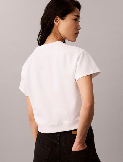 Calvin Klein Monologo Interlock Cropped Tee