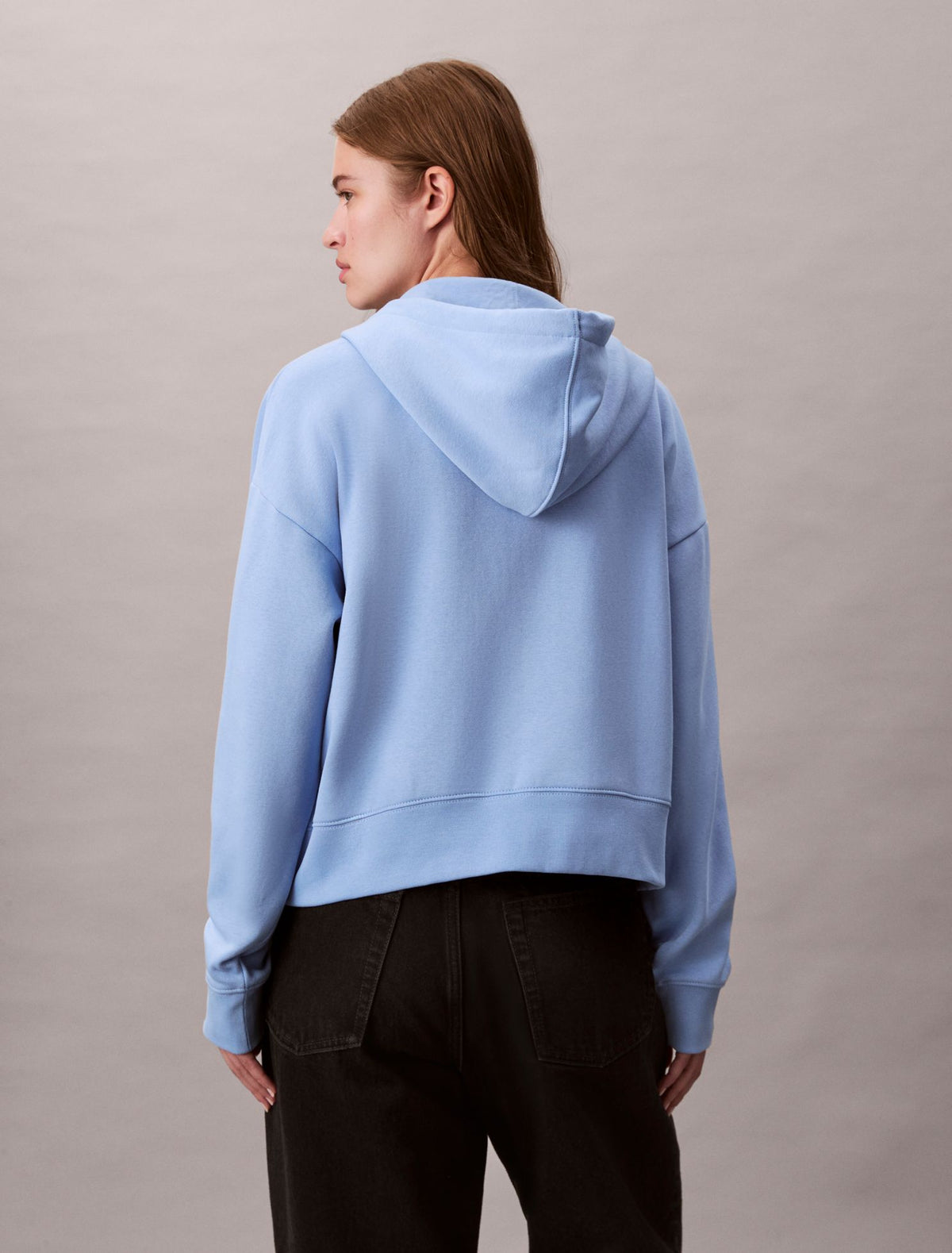 Calvin Klein Monogram Fleece Zip Hoodie