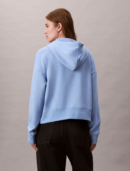 Calvin Klein Monogram Fleece Zip Hoodie