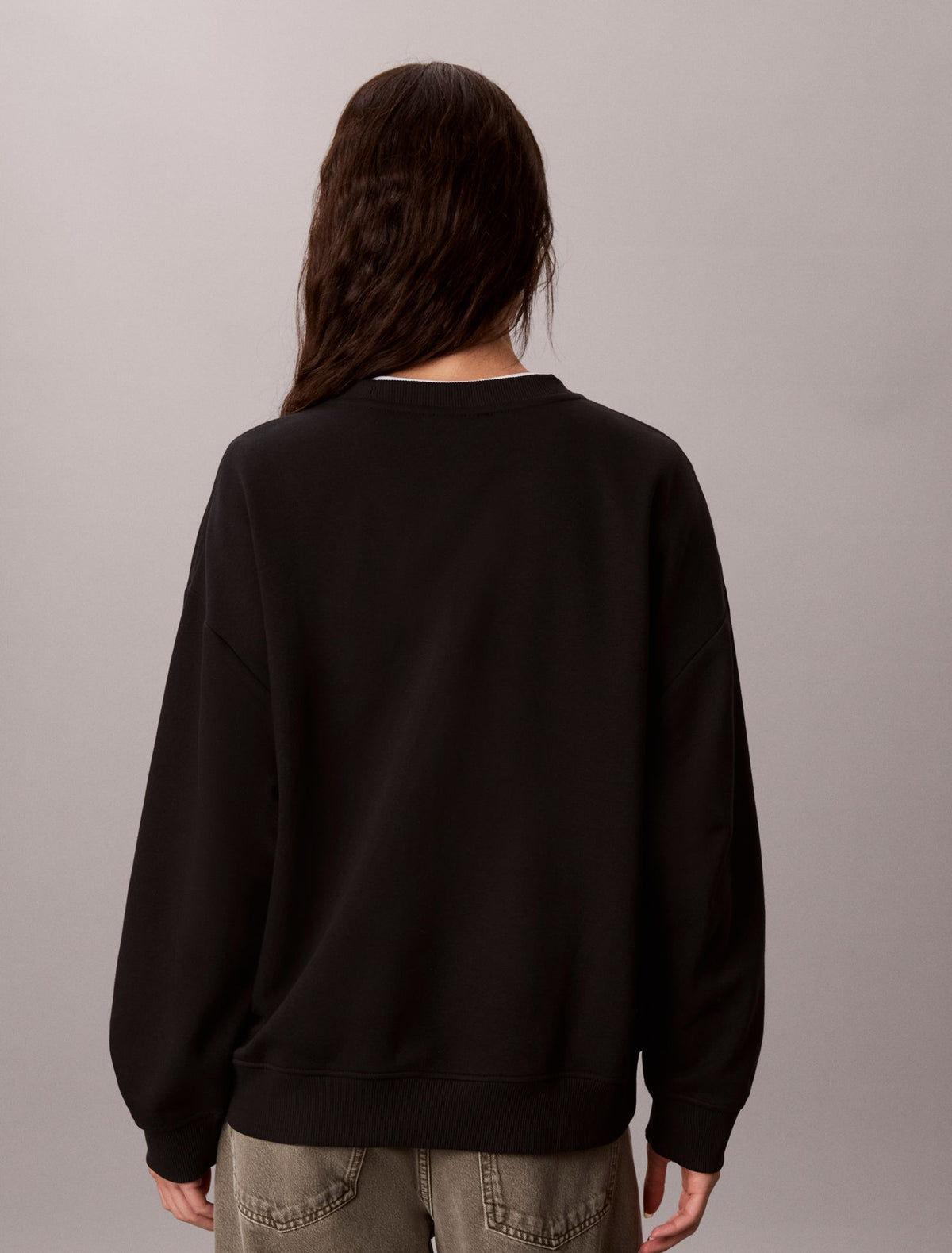 Calvin Klein Monogram Fleece Crewneck Sweatshirt