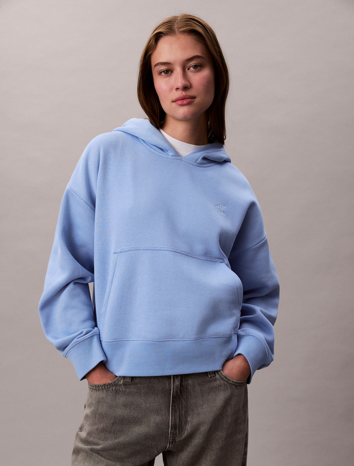 Calvin Klein Archive Logo Fleece Hoodie