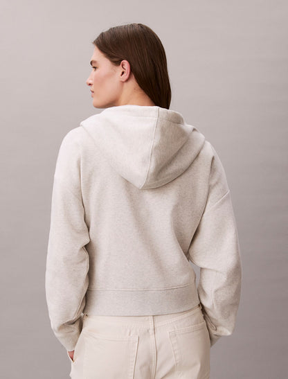 Calvin Klein Monogram Fleece Zip Hoodie