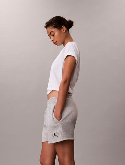 Calvin Klein Monologo Fleece Pull-On Shorts
