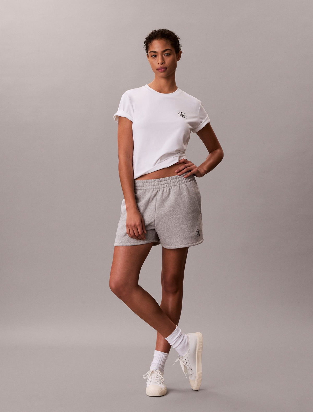 Calvin Klein Monologo Fleece Pull-On Shorts