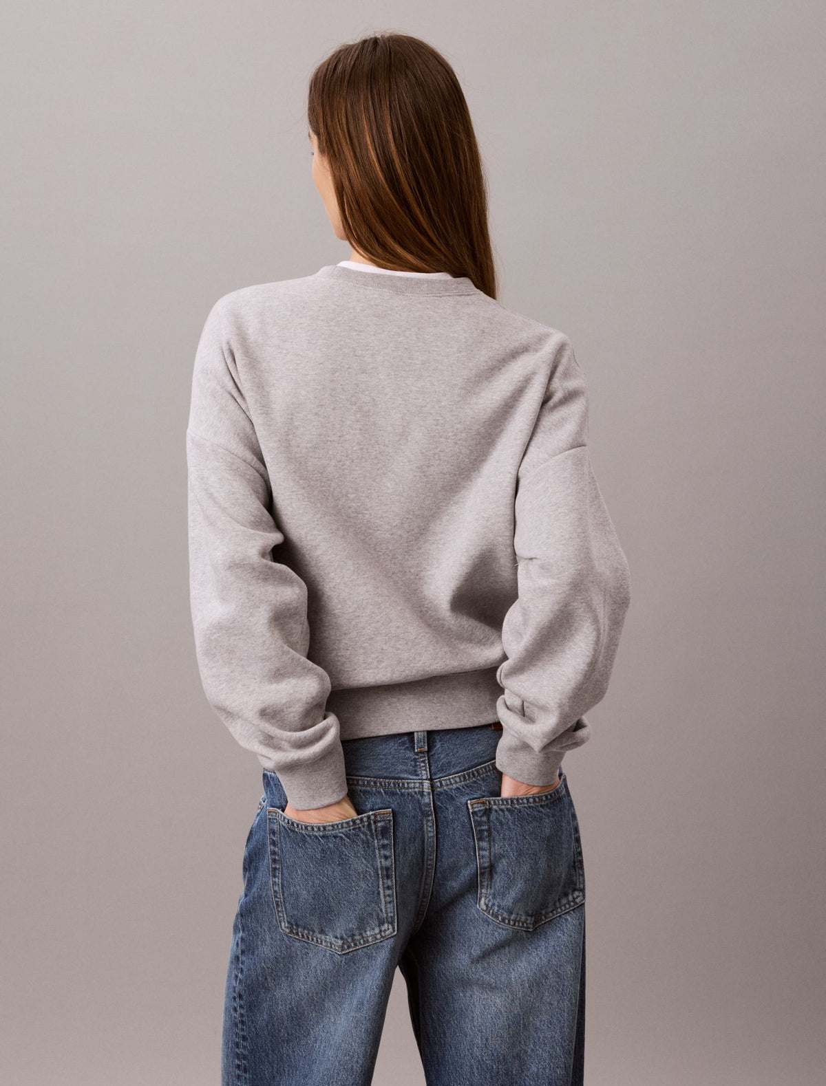 Calvin Klein Monologo Fleece Relaxed Sweatshirt