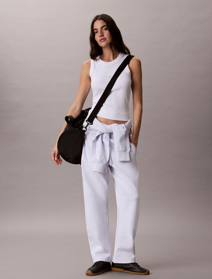 Calvin Klein Logo Tape Barrel Pants