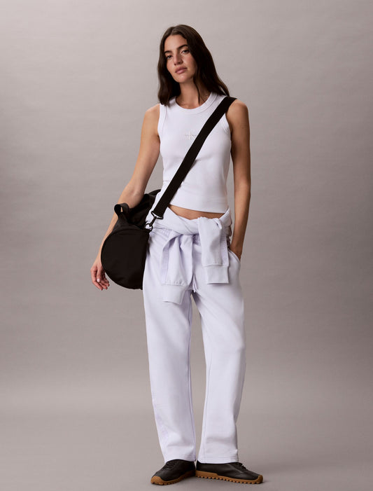 Calvin Klein Logo Tape Barrel Pants