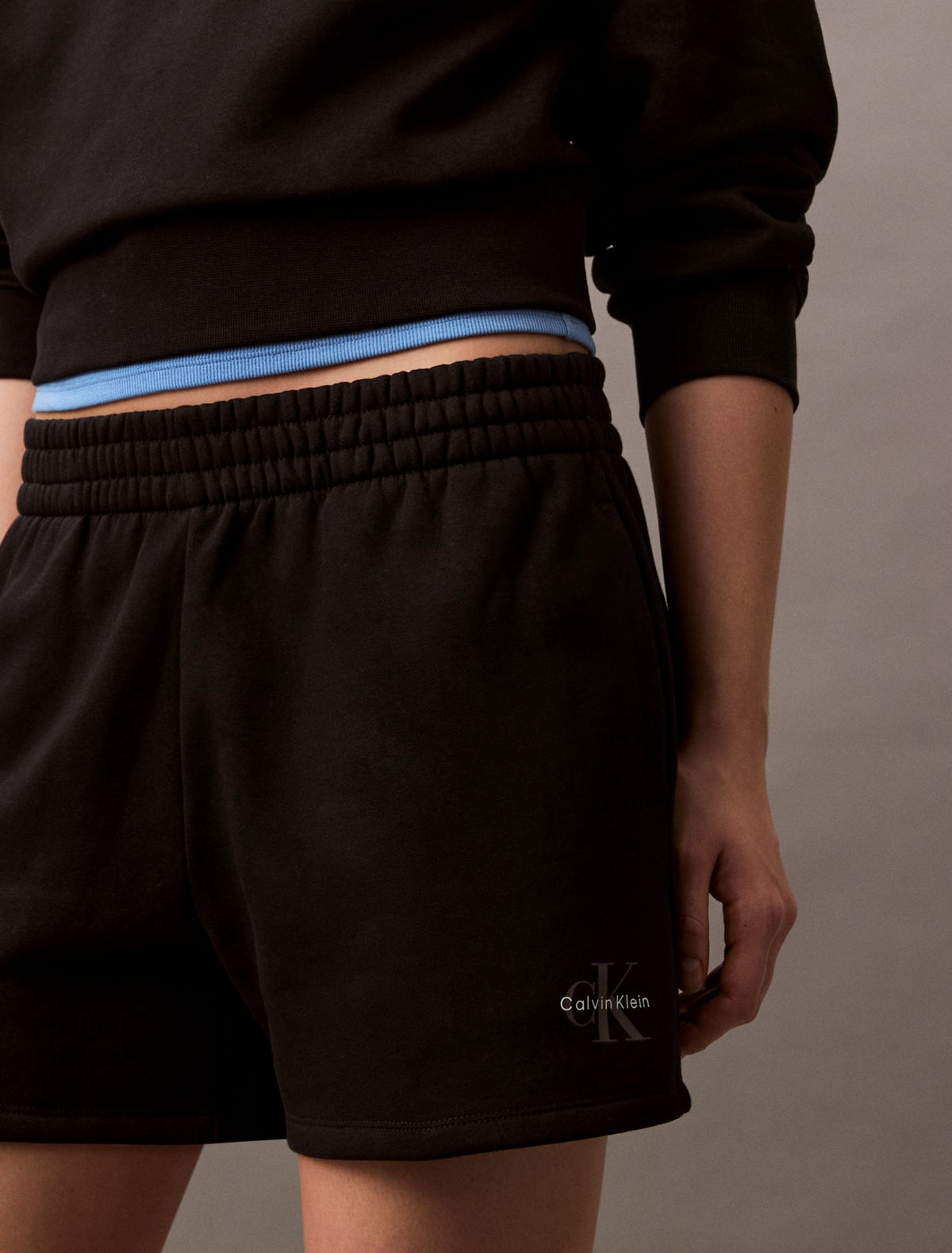 Calvin Klein Monologo Fleece Pull-On Shorts