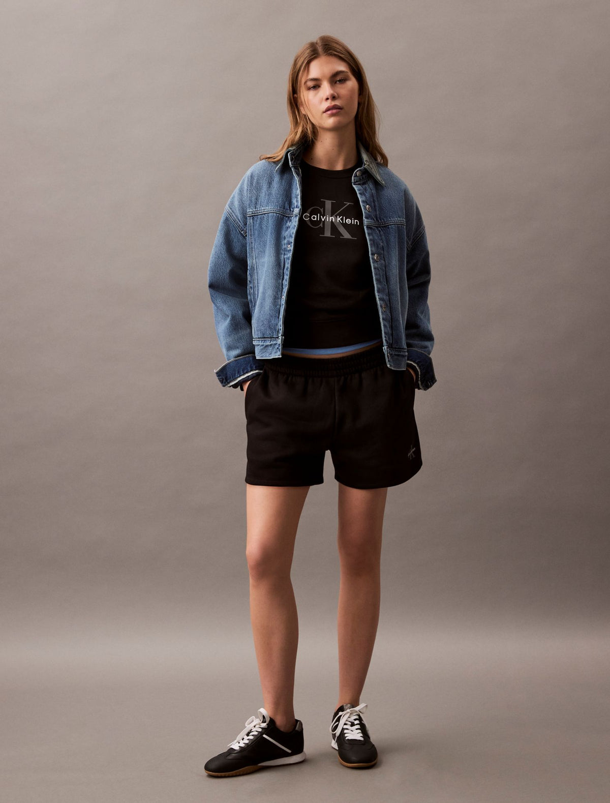 Calvin Klein Monologo Fleece Pull-On Shorts
