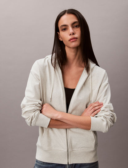 Calvin Klein Terry Embossed Monologo Relaxed Hoodie