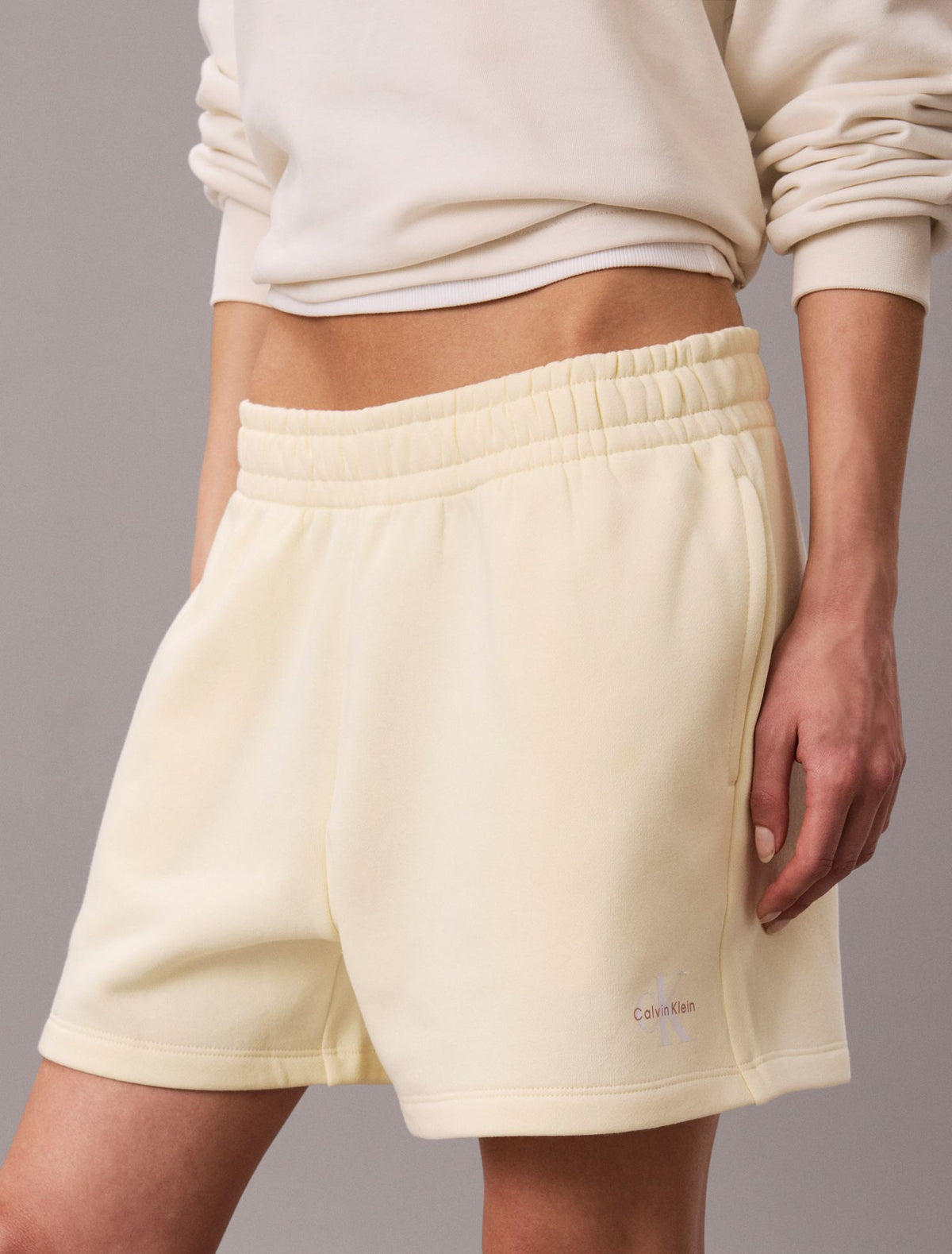 Calvin Klein Monologo Fleece Pull-On Shorts