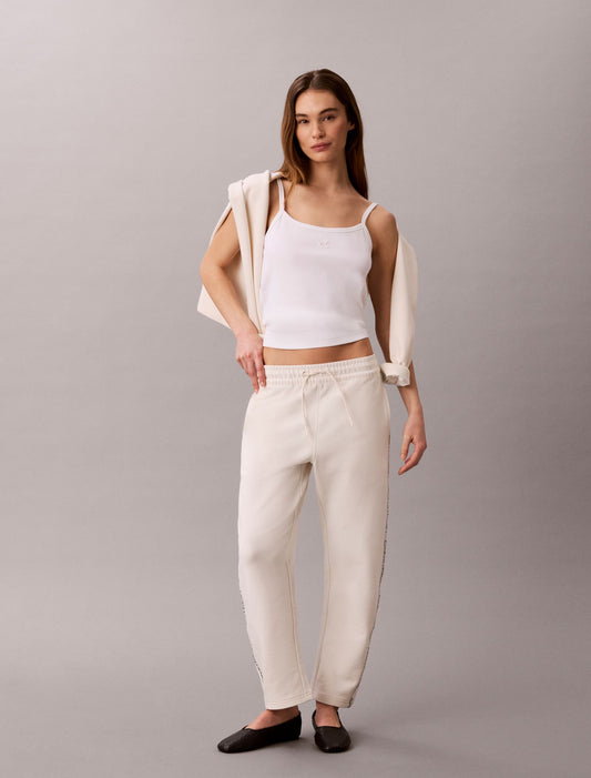 Calvin Klein Logo Tape Barrel Pants