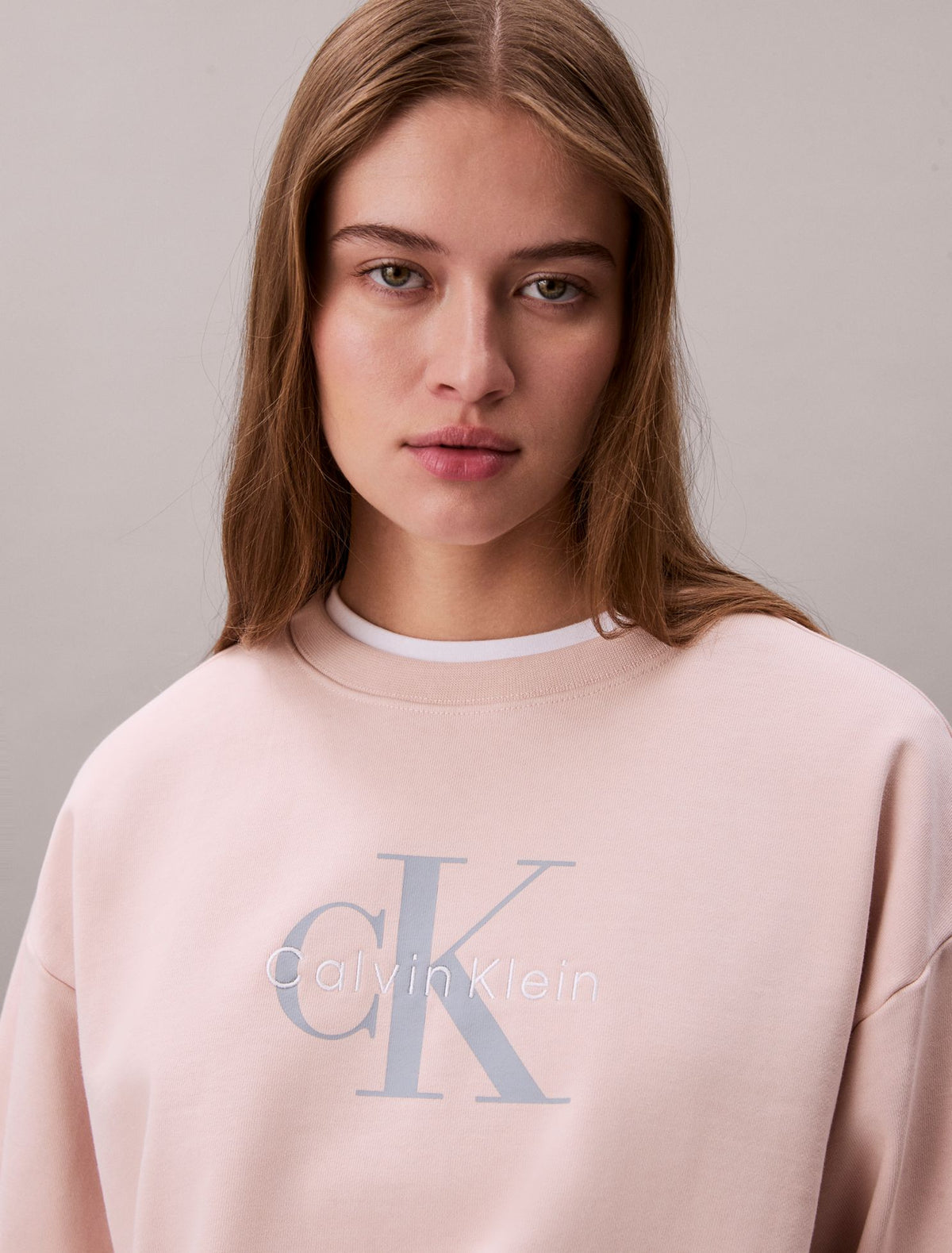 Calvin Klein Monologo French Terry Relaxed Sweatshirt