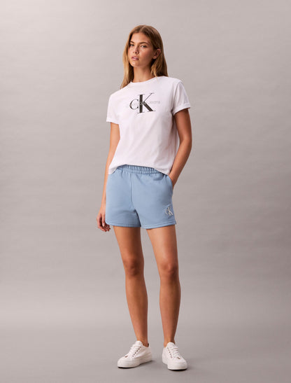 Calvin Klein Monogram Fleece Pull-On Shorts