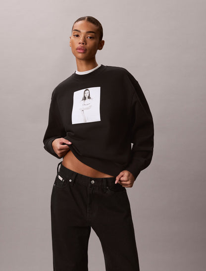 Calvin Klein Kate Moss Obsession Graphic Hoodie