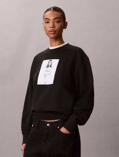 Calvin Klein Kate Moss Obsession Graphic Hoodie