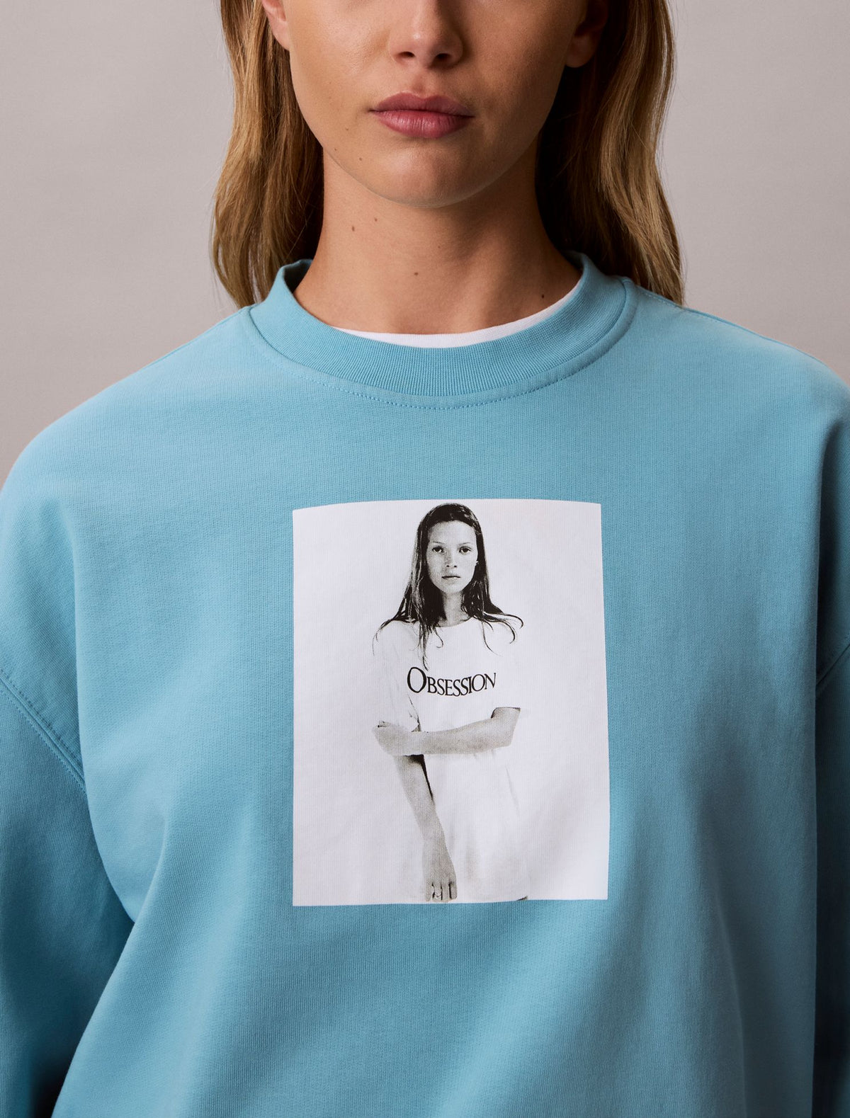 Calvin Klein Kate Moss Obsession Graphic Hoodie