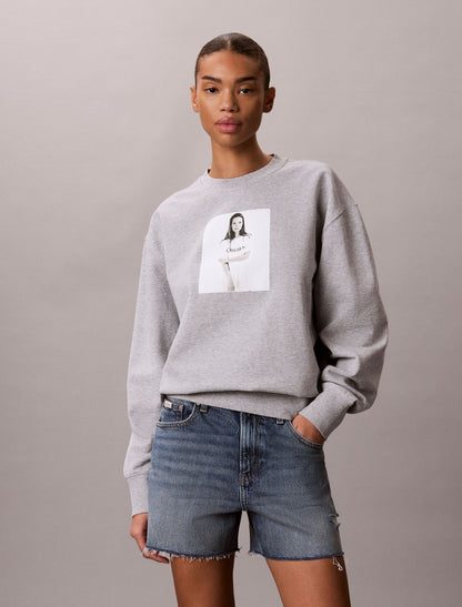 Calvin Klein Kate Moss Obsession Graphic Hoodie