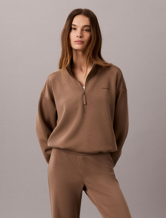 Calvin Klein Ultra Soft Knit 1/4 Zip Sweatshirt
