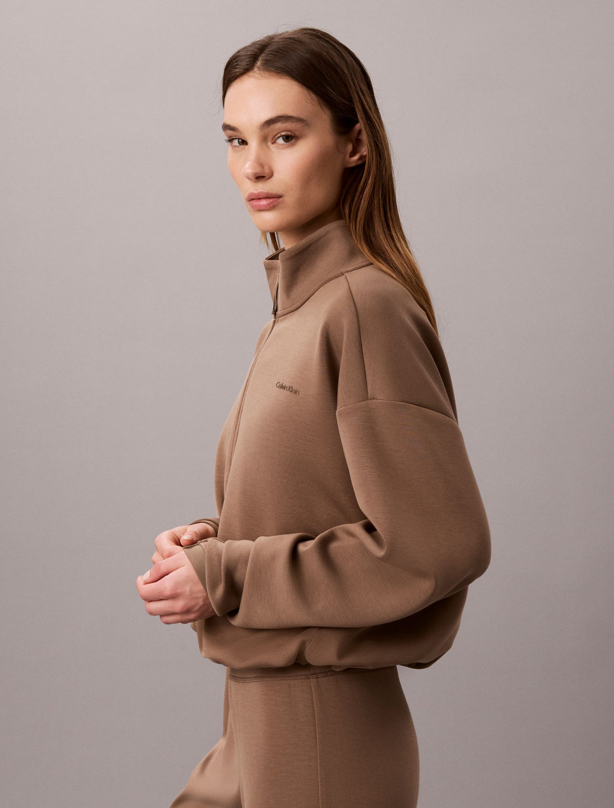 Calvin Klein Ultra Soft Knit 1/4 Zip Sweatshirt