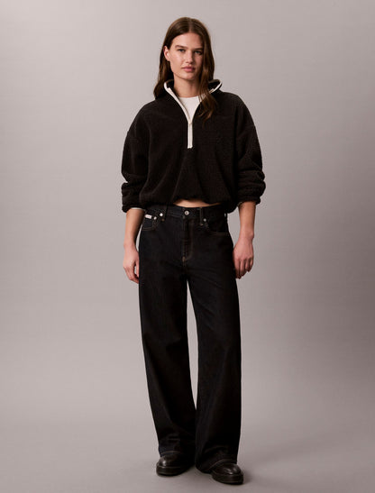 Calvin Klein Sherpa 1/4 Zip Sweatshirt