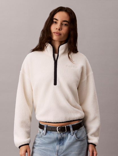 Calvin Klein Sherpa 1/4 Zip Sweatshirt