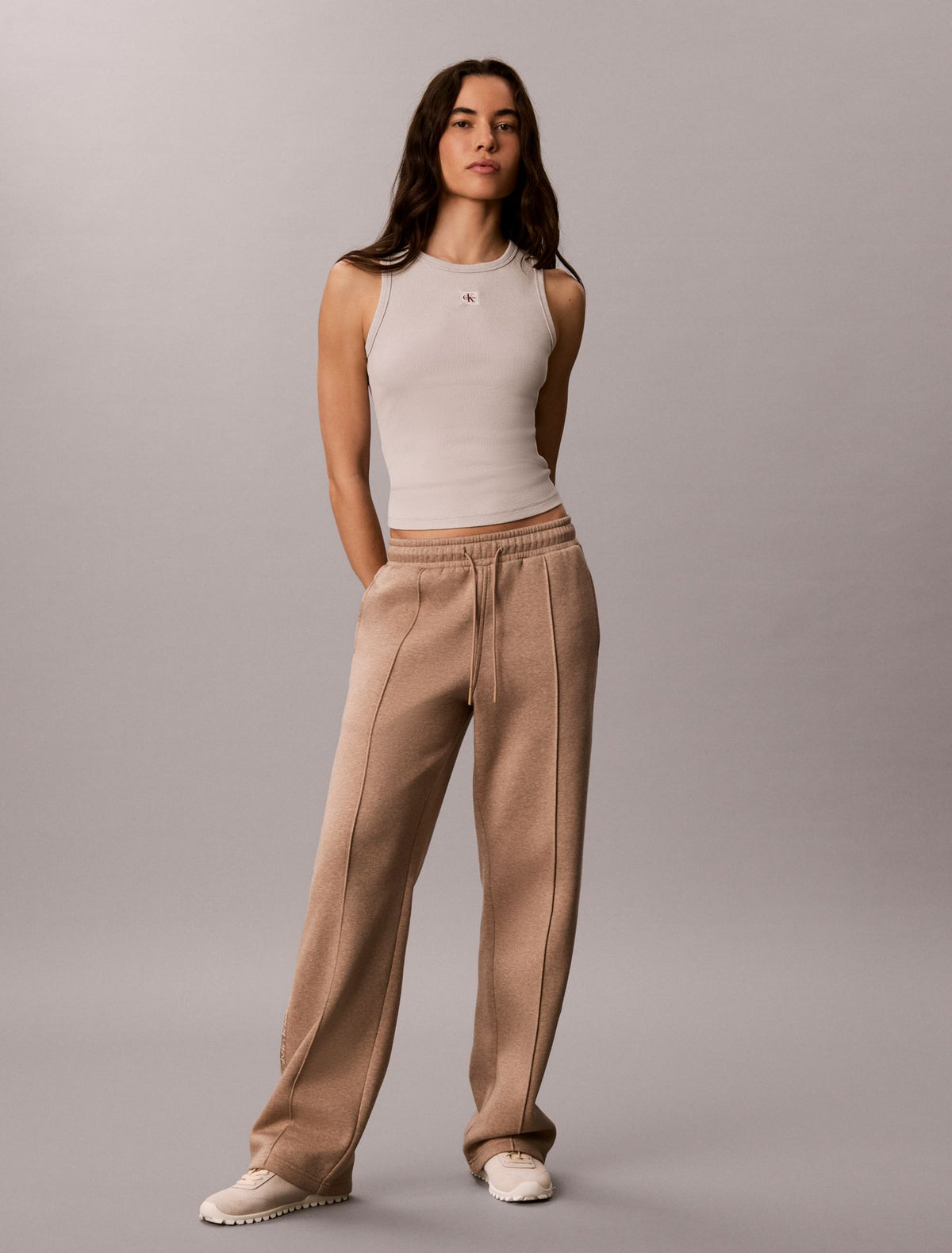 Calvin Klein Logo Tape Fleece Sweatpants