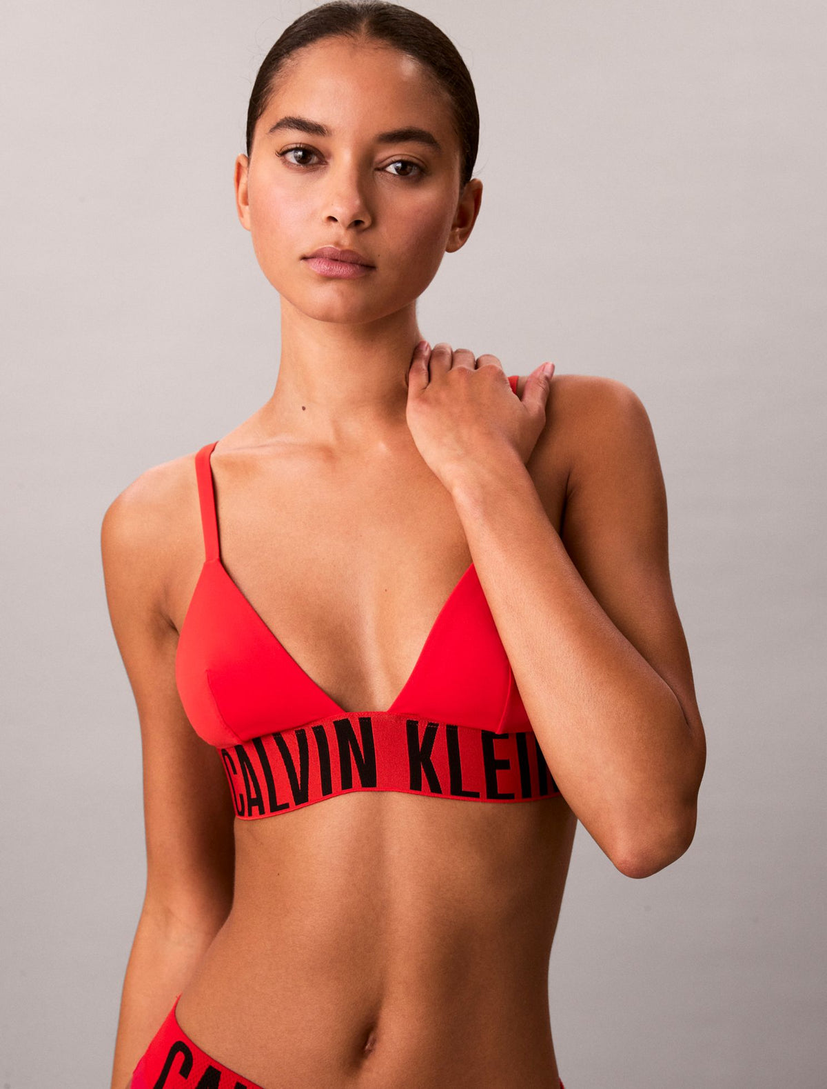 Calvin Klein Intense Power Swim Triangle Bikini Top