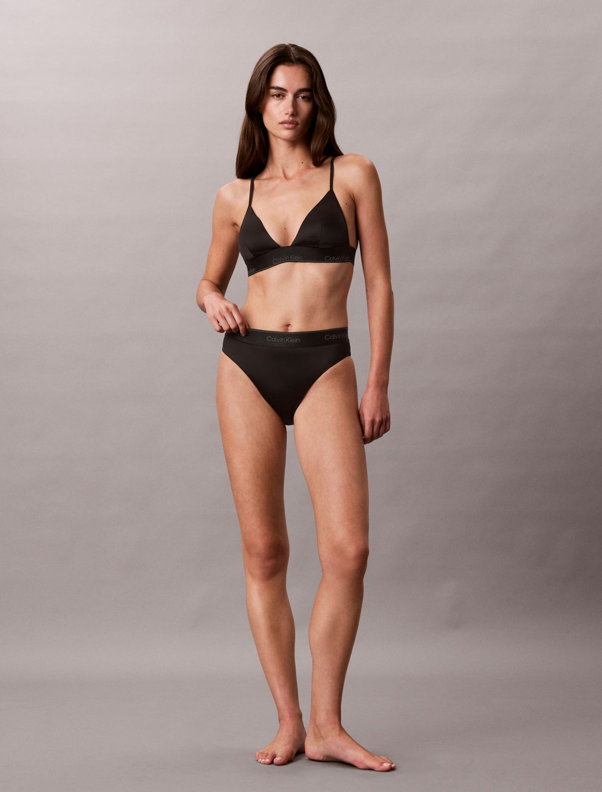 Calvin Klein Icon Shine Swim Triangle Bikini Top
